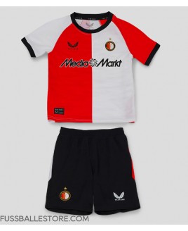 Günstige Feyenoord Heimtrikotsatz Kinder 2024-25 Kurzarm (+ Kurze Hosen)